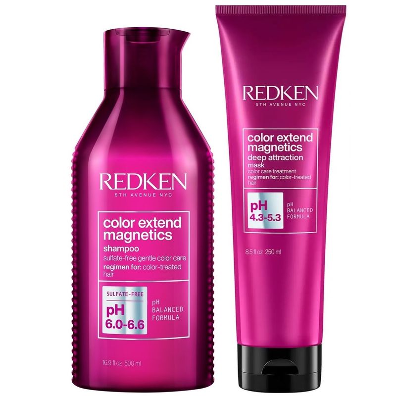 Shampoo-Sin-Sal-500ml---Mascarilla-Redken-Color-Extend-Magnetics