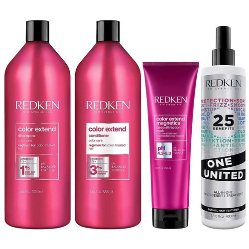 Shampoo Litro Condition Mascarilla Spray Redken Color Extend Magnetics