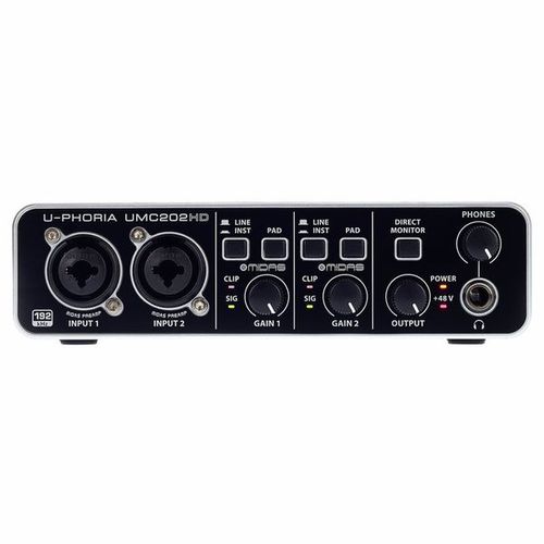 Behringer umc202HD Interfaz Audio - home studio