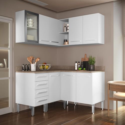 Mueble de Cocina Modular Esquinero 250cm Orange