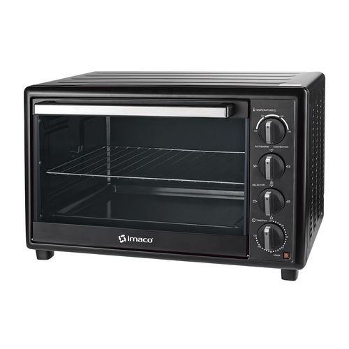 Horno Eléctrico Negro 46L Rosticero Imaco – HEB 46R