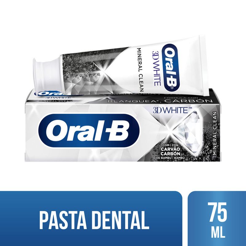 Pasta-Dental-Oral-B-3D-White-Carbon-Mineral-Clean-75ml