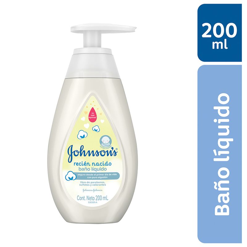 Baño-Liquido-para-Bebe-Recien-Nacido-Johnsons-200ml