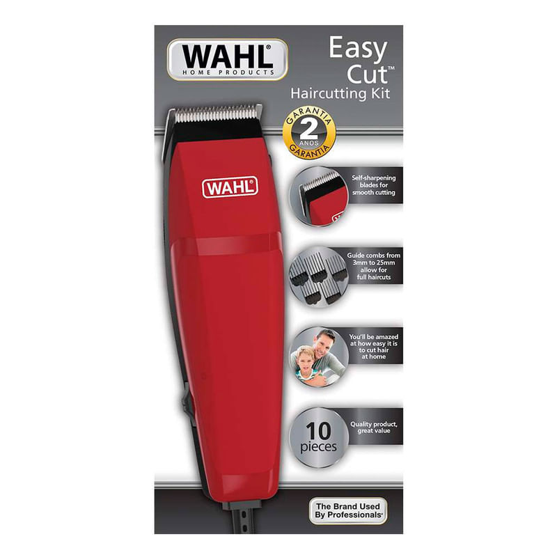 Maquina-de-Cortar-Cabello-Wahl-EASY-CUT-Rojo