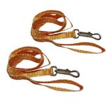 Packx2-Correa-para-perro-con-estampado-de-cuadros---Marron