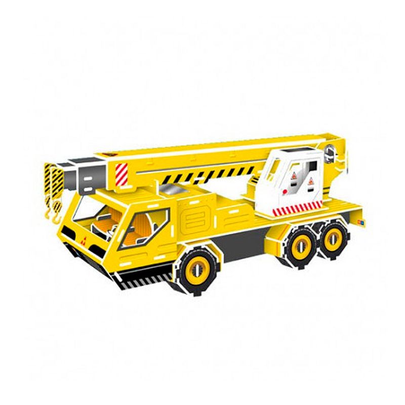 Rompecabezas-3D-Camion-Grua-