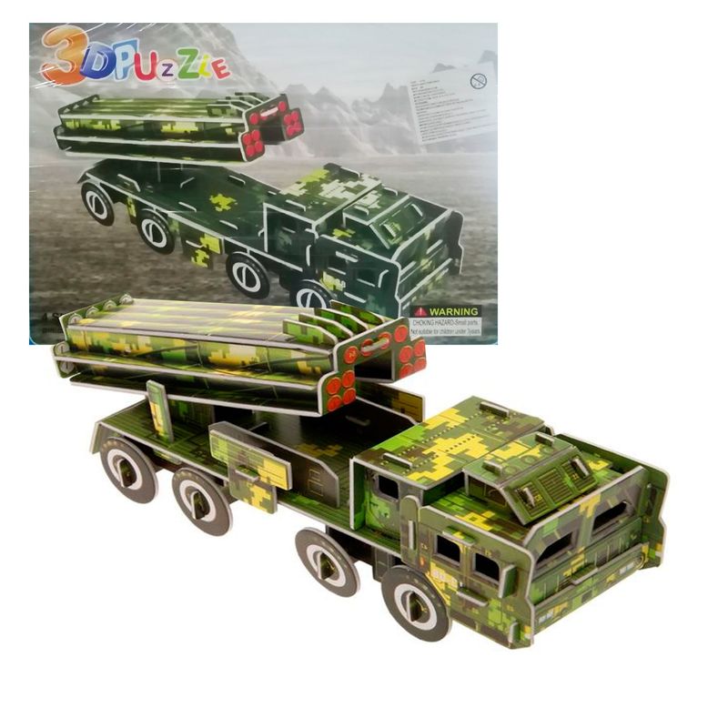 Rompecabeza-3D-Camion-Militar