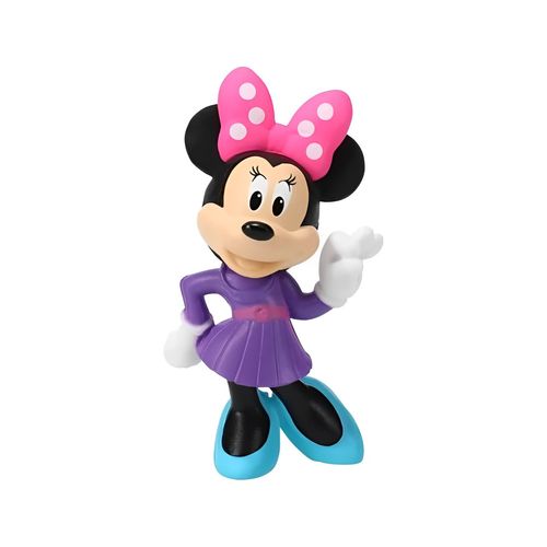 Disney Junior Mini Figura Minnie Mouse Vestido Morado