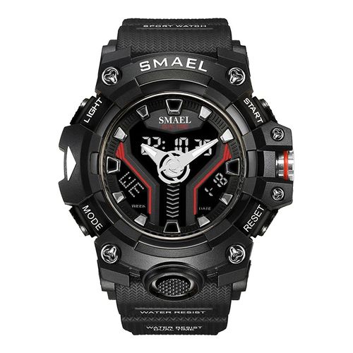 Reloj Deportivo SMAEL 8075 Resina Negro