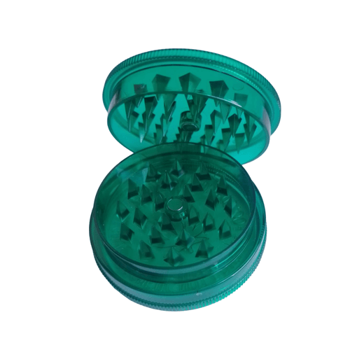 Grinder Acrílico Mini Moledor 60 mm 3 piezas Verde