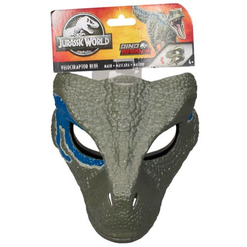 Máscara De Dinosaurio Jurassic World Velociraptor Blue