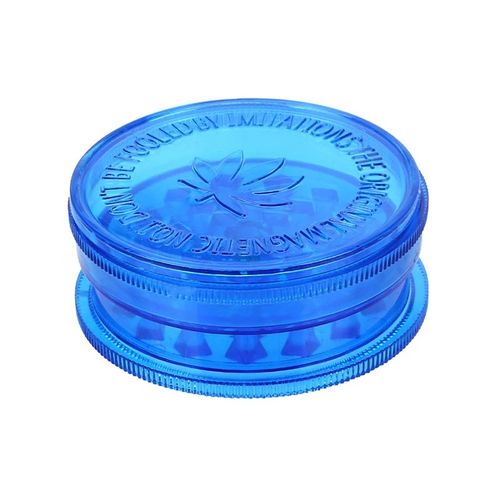 Grinder Acrílico Mini Moledor 60 mm 3 piezas Azul
