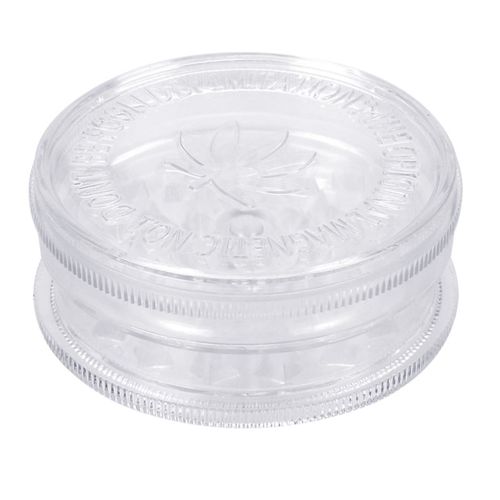 Grinder Acrílico Mini Moledor 60 mm 3 piezas Blanco