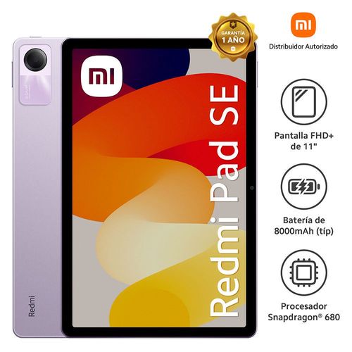 Tablet Xiaomi Redmi Pad SE 11" 4 GB RAM 128 GB Lavander Purple