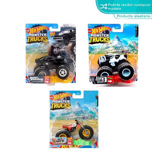 Hot Wheels Monster Trucks Surtido Escala 1:24