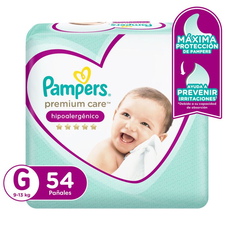 Pañales-Pampers-Premium-Care-Talla-G-54-unidades