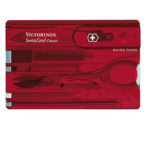 SwissCard Classic Victorinox Rojo