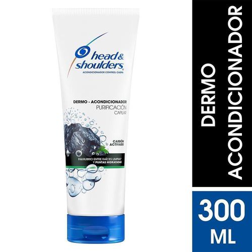 Acondicionador Head & Shoulders DermoCarbón Activado 300ml