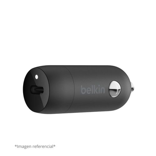 Belkin Boost Charge 20W Car Charger W/ LTG to USB-C CBL 4 (AC406BLK28)