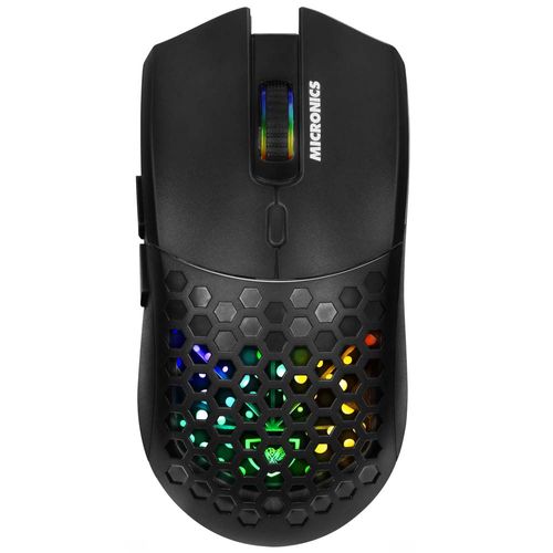 Mouse Gamer MICRONICS CY8 Led Negro