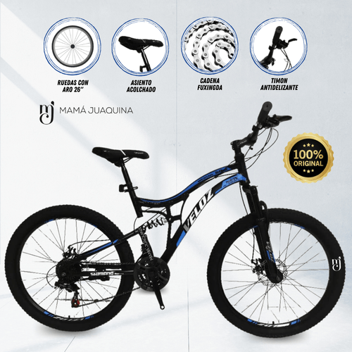 Bicicleta Deportiva Aro 26 Ascent AZUL