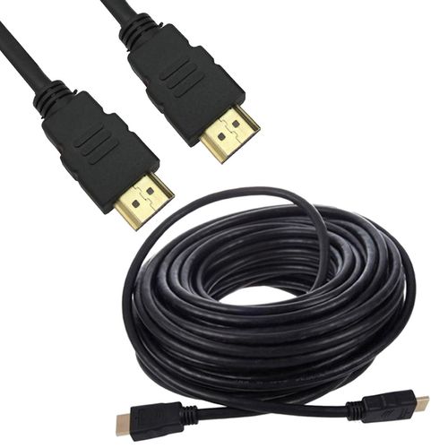 Cable HDMI 10 Metros Full HD 3D V1.4 PVC negro HDMI a HDMI