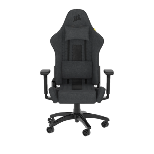 SILLA GAMER CORSAIR TC100 CON REPOSABRAZOS 2D MATERIAL TEJIDO COLOR NEGRO / GRIS