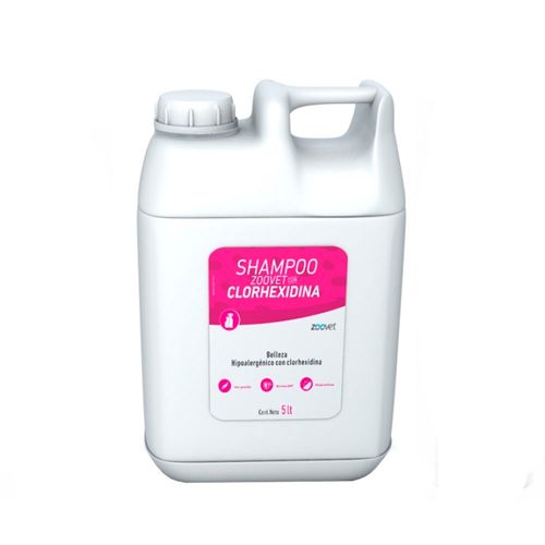 Shampoo Zoovet Con Clorhexidina 5 Litros