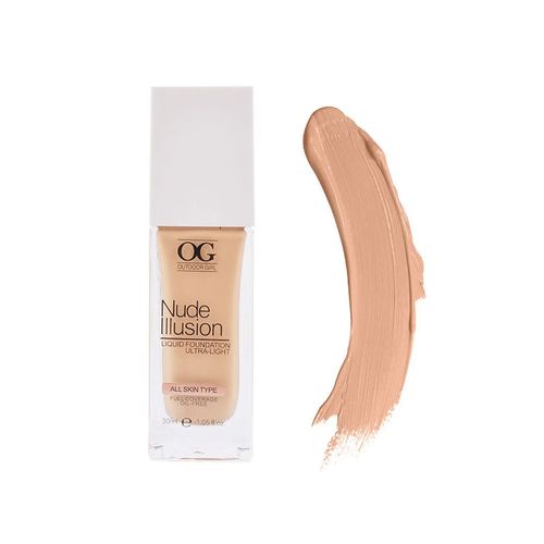 Base de Maquillaje Cobertura Media Alta "Nro. 803 Natural Beige" 30ml OG