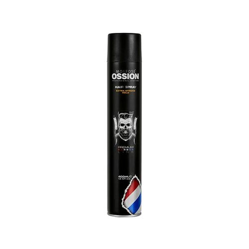 Laca Extra Strong Hold Línea Premium Barbería 400ml OSSION