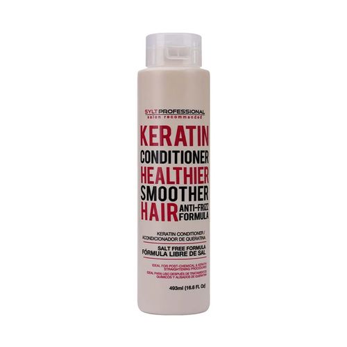 Acondicionador de Keratina Post Alisado, Antifrizz y Sin Sal 493ml SYLT Professional