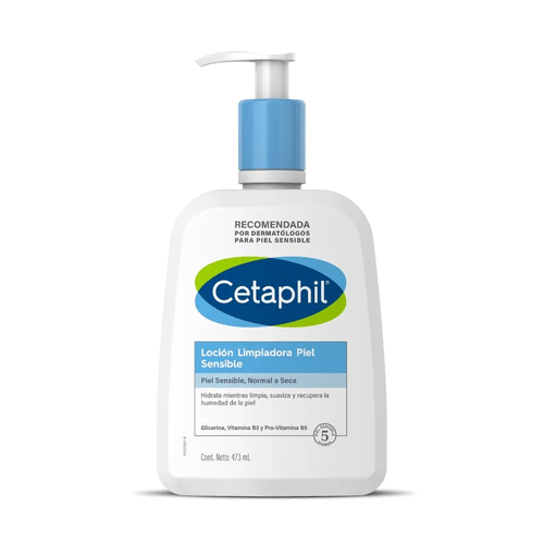 CETAPHIL SKU: 20357982 Loción Limpiadora CETAPHIL Piel Sensible Frasco 473ml