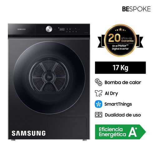 Secadora Samsung BeSpoke Luxury Black DV17B9750CV/PE 17kg