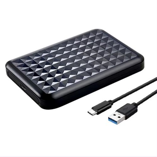 Carcasa Sata para SSD y HDD de 2.5", USB 3.1 entrada Tipo-C, U25Q10031