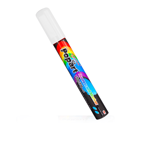 Marcador Solvente 4.5 mm Blanco (Fluorescente)