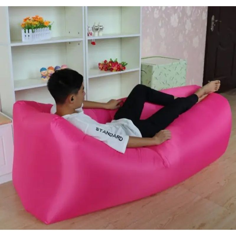 Makeway---Sofa-inflable-portatil-420222-Y77-PK-para-acampar-al-aire-libre---Rosado
