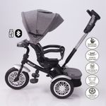 Triciclo-Guiador-Ebaby--ZOE--USB-360-Gris