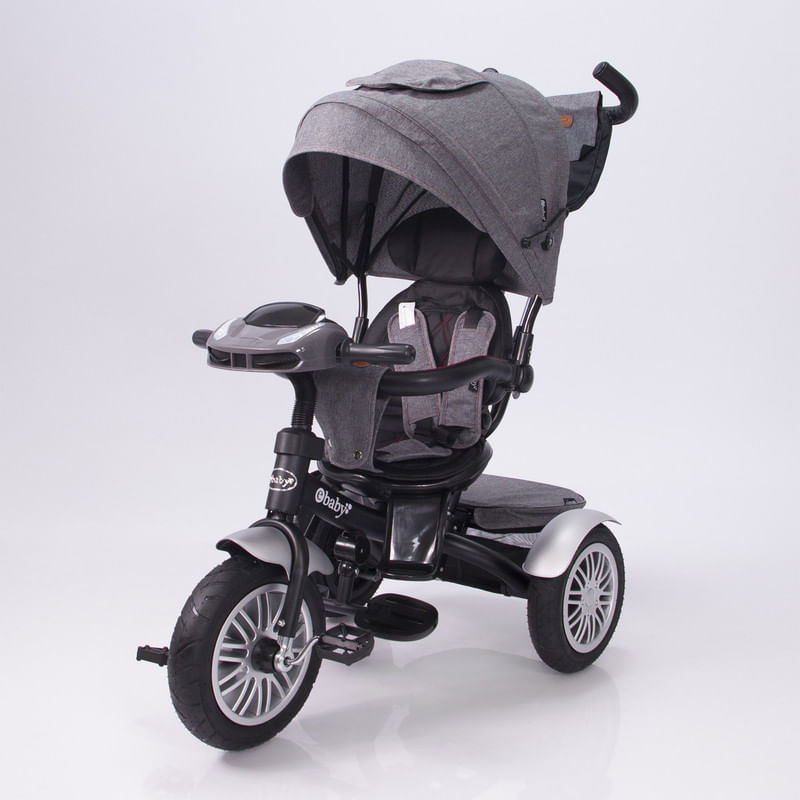 Triciclo-Guiador-Ebaby--ZOE--USB-360-Gris