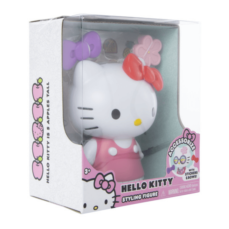 Muñeca-Hello-Kitty-con-accesorios-intercambiables-y-stickers