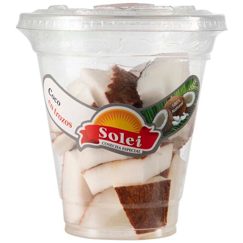 Coco en Trozos SOLEI Vaso 130g