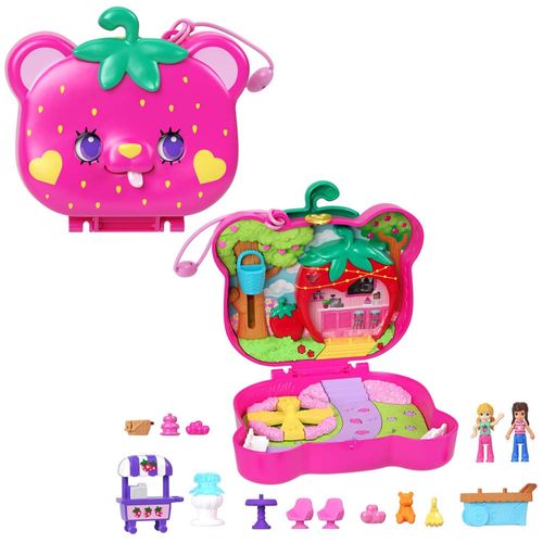 Set de Juego POLLY POCKET Estuche de Osito de Fresa