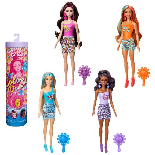 Muñeca BARBIE de Colores para Niñas de 3 años