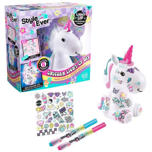 Manualidades CANAL TOYS Style 4 Ever Diy Unicorn Light Up OFG 293