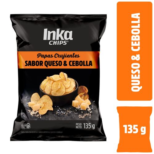 Papas INKA CHIPS Queso & Cebolla Bolsa 135g