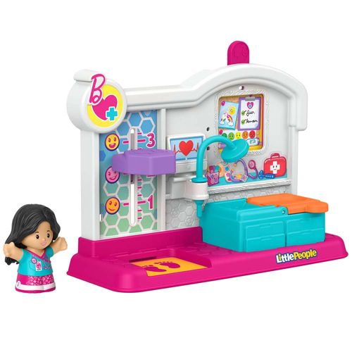 Set de Carreras FISHER PRICE Little People Convertible de Barbie HTJ28