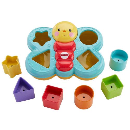 Juguete para Bebés FISHER-PRICE Mariposa de Bloques Divertidos 6 meses en adelante