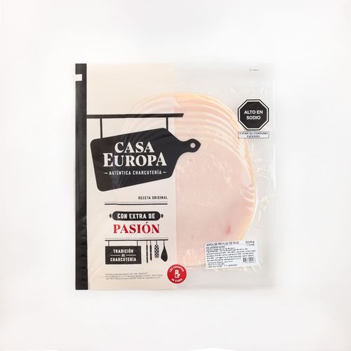 Jamón CASA EUROPA Pechuga de Pavo Bolsa 200g