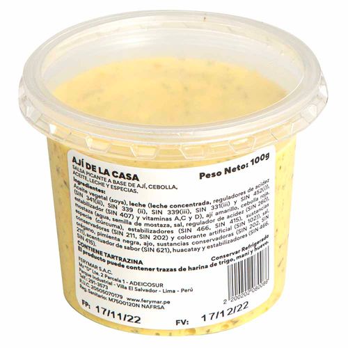 Ají de la Casa FERYMAR Pote 100g