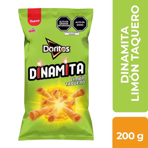 Tortillas de Maíz DORITOS Dinamita Limón Bolsa 200g