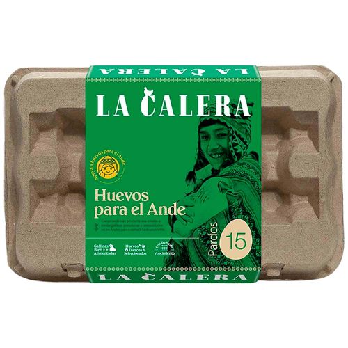 Huevos para el Ande LA CALERA Paquete 15un